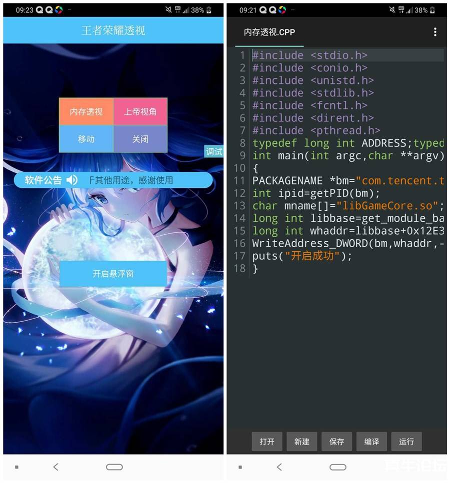 王者内透CPP源码和IAPP源码【基址写法】 - 截图1