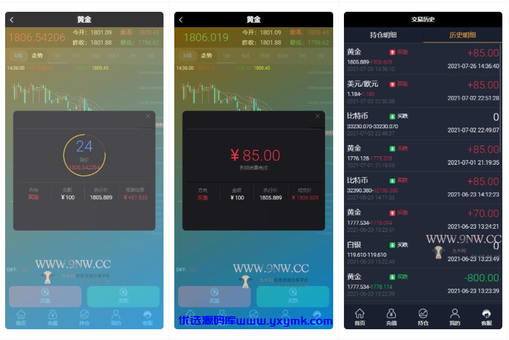 【优选源码】微交易时间盘外汇盘7月最新修复版 - 截图2