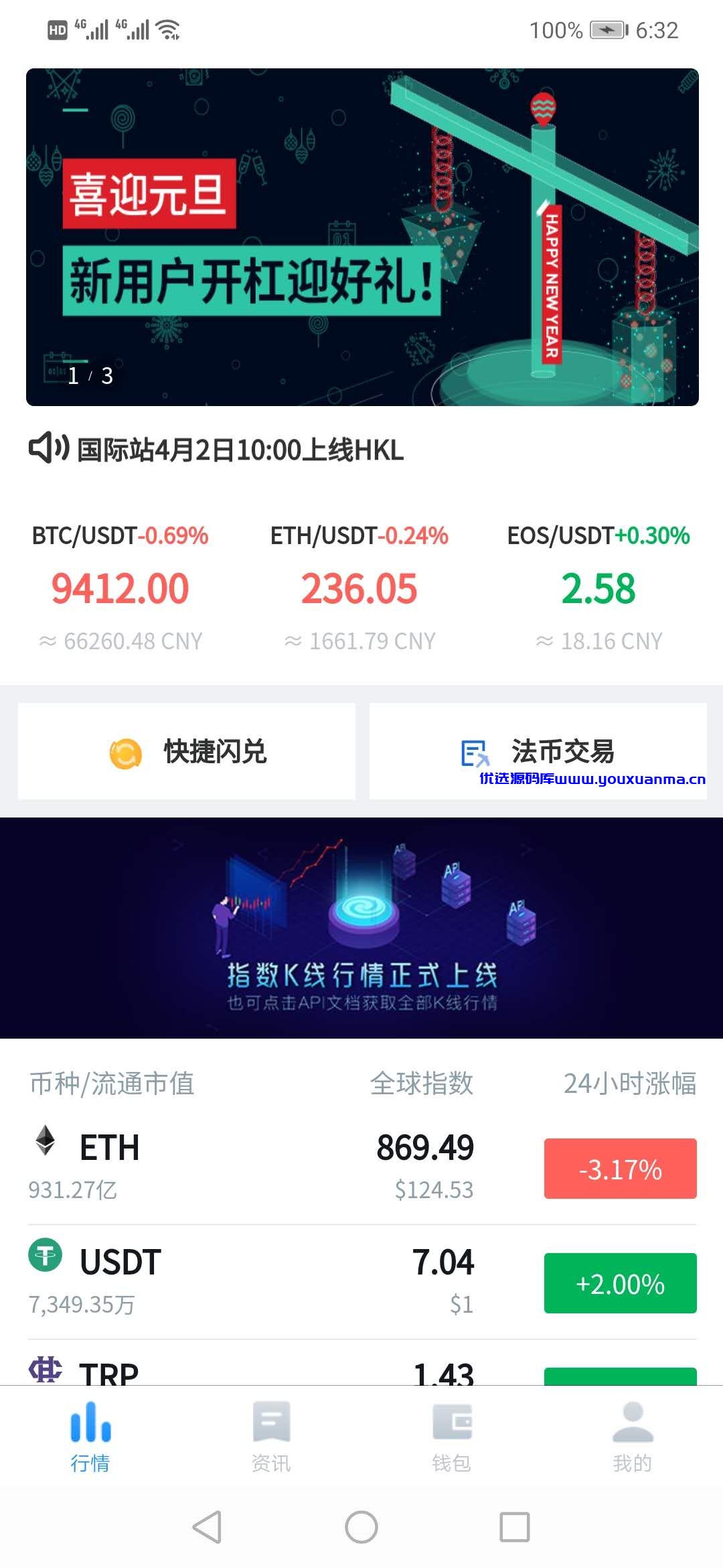 【优选源码】开源数字货币合约交易所/BTC交易所/交易平台/撮合交易引 - 截图2