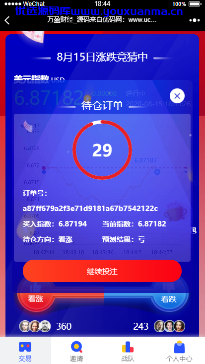【优选源码】【USDT指数涨跌】蓝色UI二开币圈万盈财经币圈源码K线正常 - 截图10