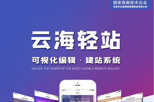 【优选源码】【云海轻站商用多开版1.0.35】功能模块+可视化编辑建站系统+新增后台退款操作+插件 - 截图1