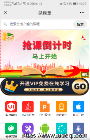 【优选源码】微课堂V2知识付费系统-H5端+微信公众号+小程序直播插件源码 - 截图1