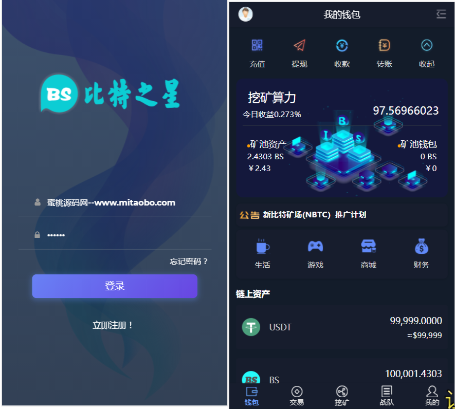 【优选源码】BS比特之星源码 - 截图4
