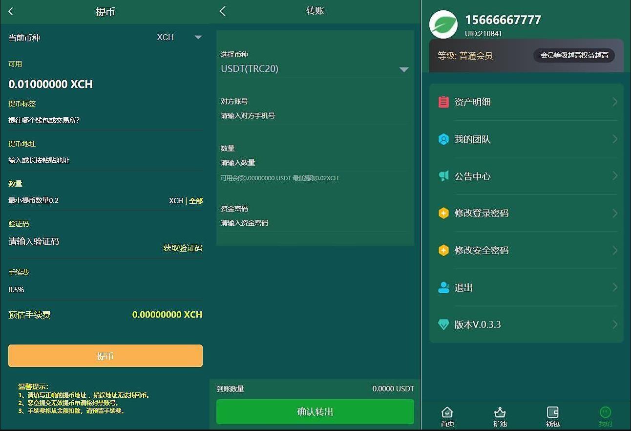 【优选源码】BZZ分币系统/PHA分币系统/XCH/chia分币+奇亚分币系统/BTH/ETH挖矿 - 截图4