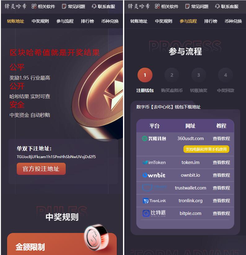 【优选源码】哈希竞猜2套前端模板带后台+详细教程【他站亲测源码】 - 截图3