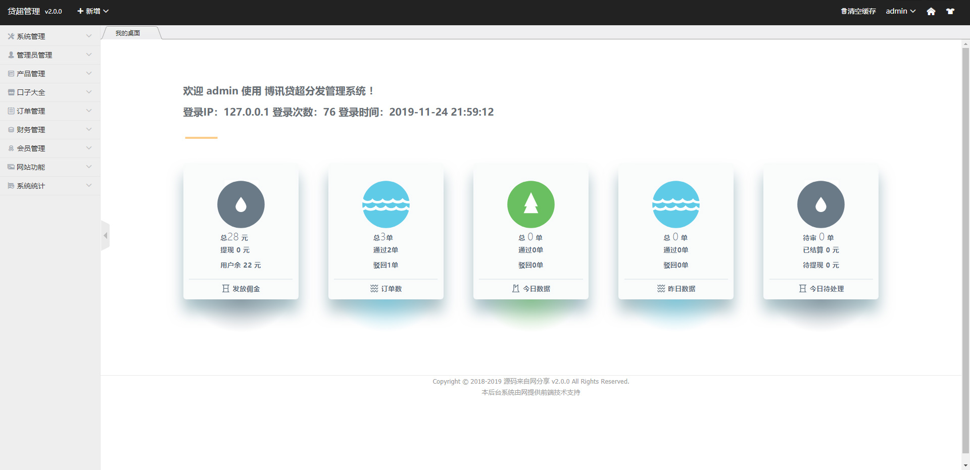 【优选源码】金融超市支持三级分销与信用卡超市带口子大全[二开源码] - 截图8