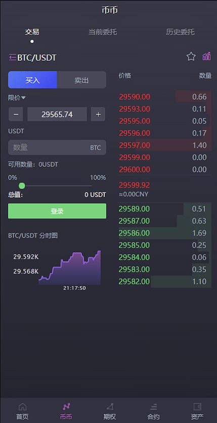 【优选源码】 15国语言/区块链交易所/秒合约/申购/矿机/带搭建教程 - 截图5