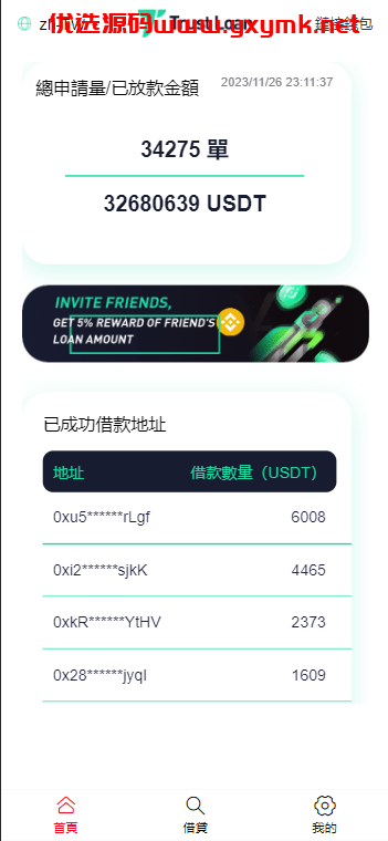 【优选源码】defi空投授权盗u秒u系统/多语言usdt借贷盗U系统/三级代理/defi四链盗u秒u系统 - 截图6