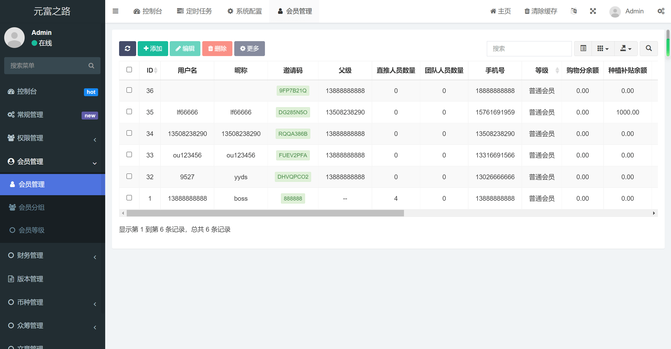 【优选源码】元富之路众筹商城系统/订单认购/多多优购/商城加共识 - 截图8