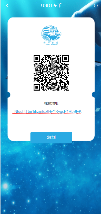 【优选源码】海洋乐园USDT理财投资源码/虚拟币静态收益 - 截图4