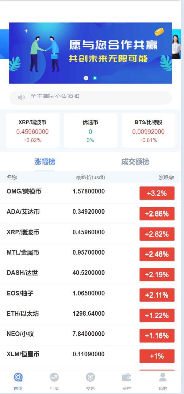 【优选源码】微交所fastadmin框架双语言外汇系统/微盘系统仿交易所/USDT支付 - 截图1