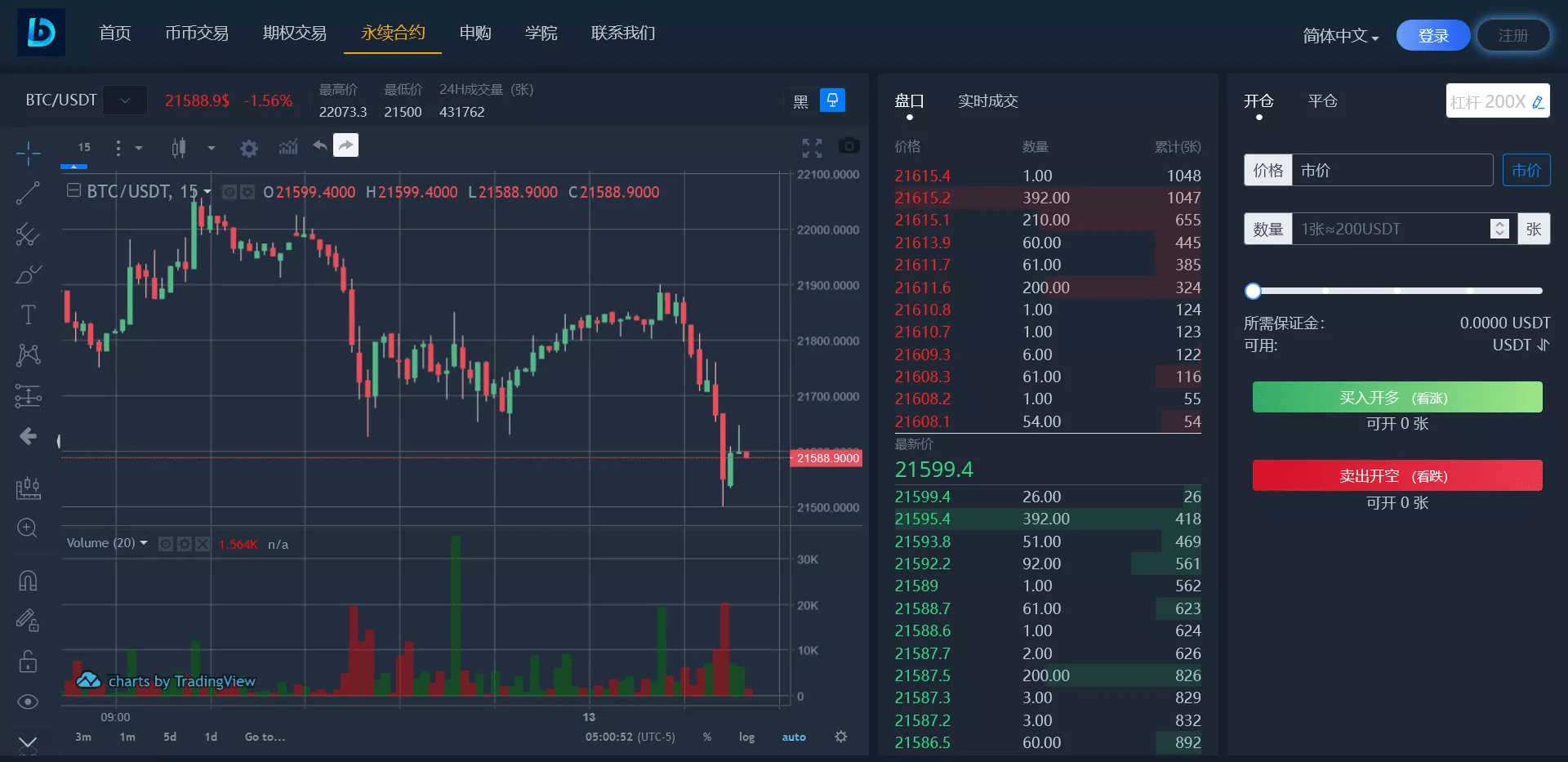 【优选源码】19国语言交易所多语言交易所系统/秒合约交易/永续合约/锁仓挖矿 - 截图6