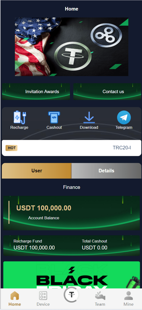 【优选源码】海外TRON BOX共享投资理财源码 - 截图1