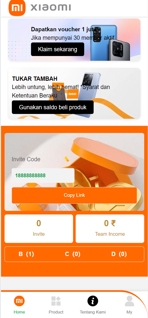 【优选源码】海外印度xiaomi理财投资系统源码 - 截图3