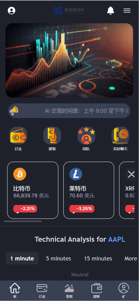 【优选源码】海外区块链交易投资理财系统源码 - 截图5