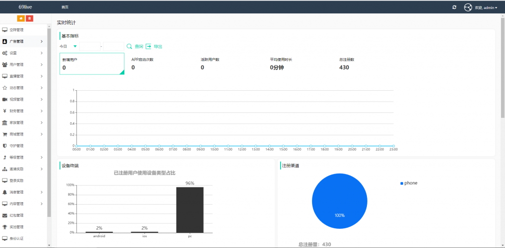 【优选源码】全新直播加游戏源码,双后台服务器打包 - 截图8