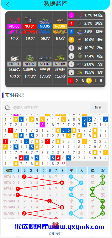 【优选源码 首发】繁星屠龙 菠菜投注 - 截图6