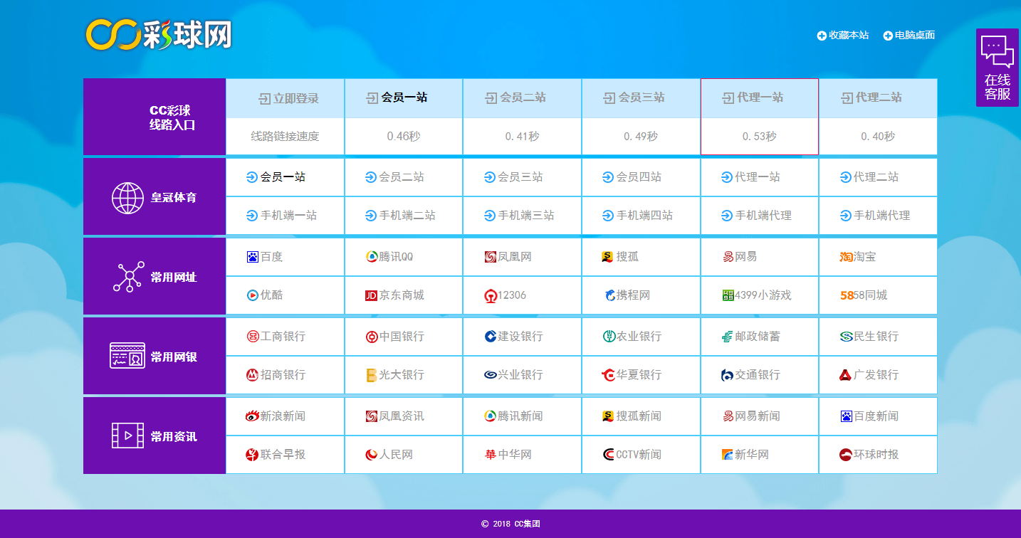 【优选源码】CC彩球导航 - 截图1