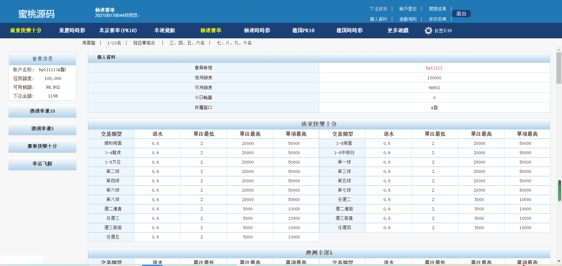 【优选源码】全新版SG138信用盘|仿双赢迪士尼系统|带预设开奖结果|全源无加密|带搭建教程 - 截图6