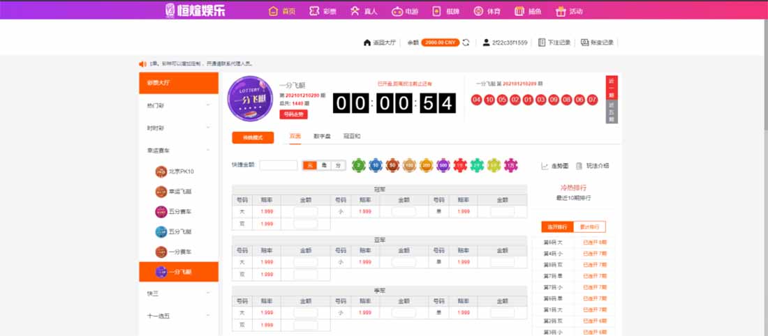 【优选源码】恒宣娱乐-包网程序-免买分包含余额宝功能内部账号等vue+js+文本搭建教程 - 截图5
