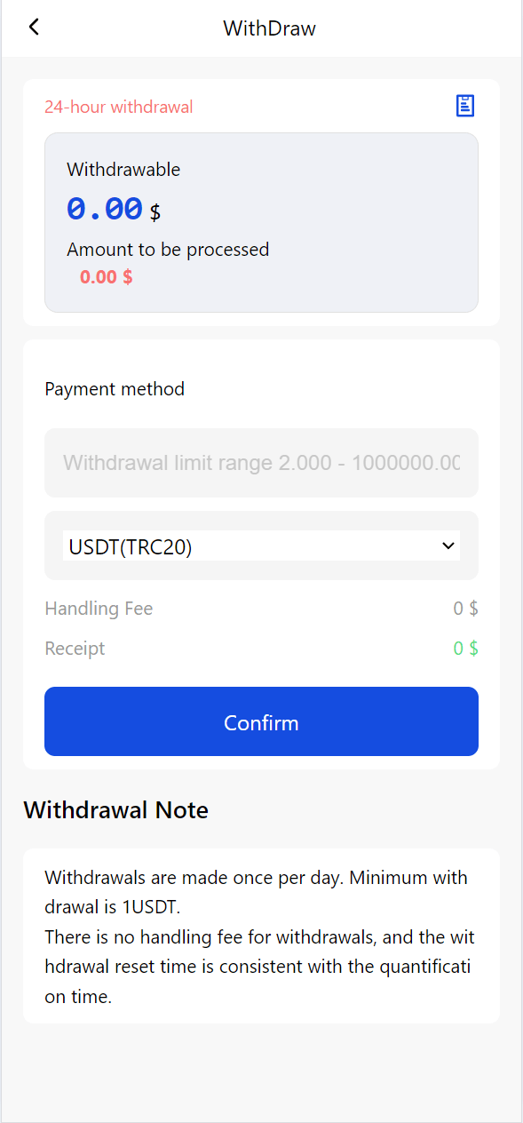 【优选源码】海外USDT VIP投资理财系统源码 - 截图5
