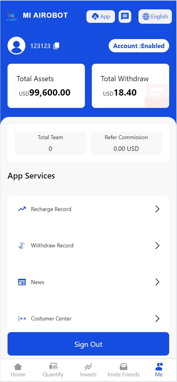 【优选源码】海外USDT VIP投资理财系统源码 - 截图8