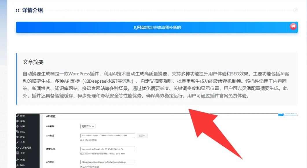 【优选源码】wp文章AI自动总结文章生成摘要工具pro版 - 截图1