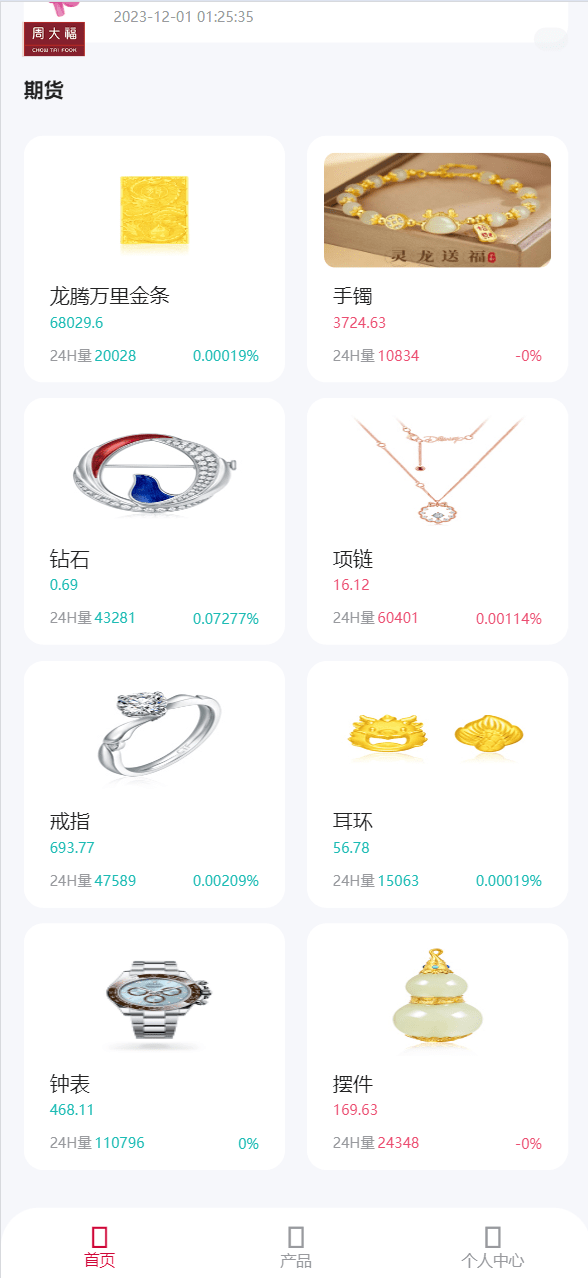 【优选代售】新周大福微盘UI二开版/单控全控+改单/前端html+后端PHP - 截图2