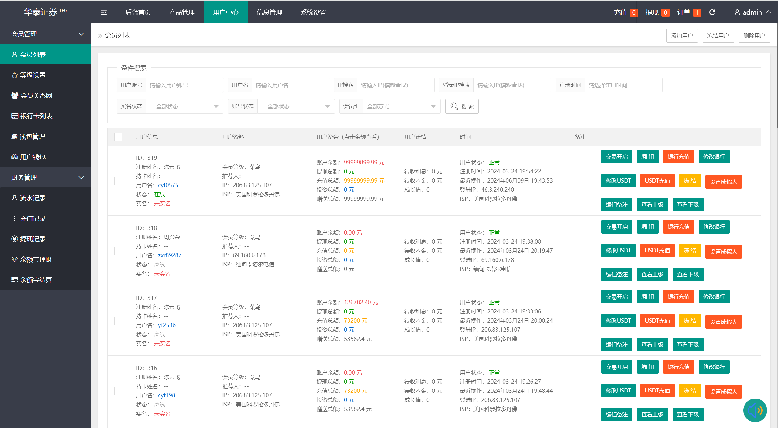 【优选代售】新周大福微盘UI二开版/单控全控+改单/前端html+后端PHP - 截图17
