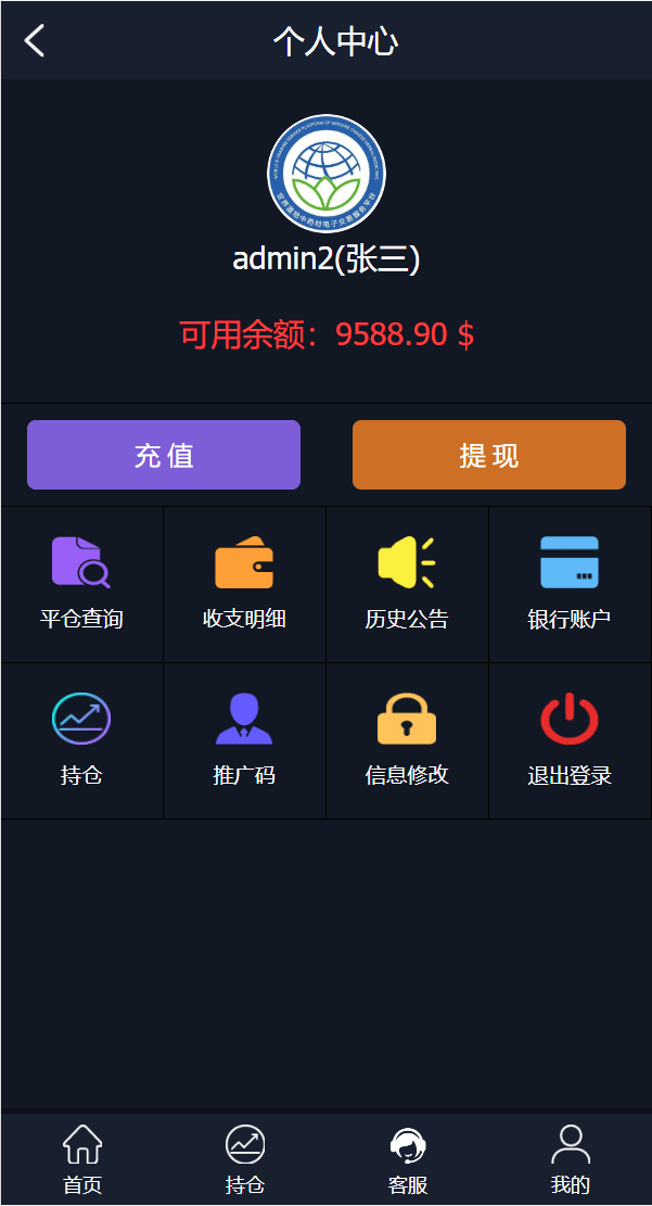 【优选源码】海外多语言/微交易系统/微盘源码/K线正常/投资理财源码 - 截图6