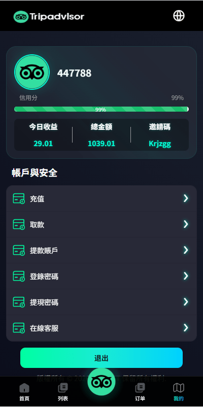 【优选代售】多语言酒店抢单刷单系统/卡单连单/信用分/海外刷单 - 截图6