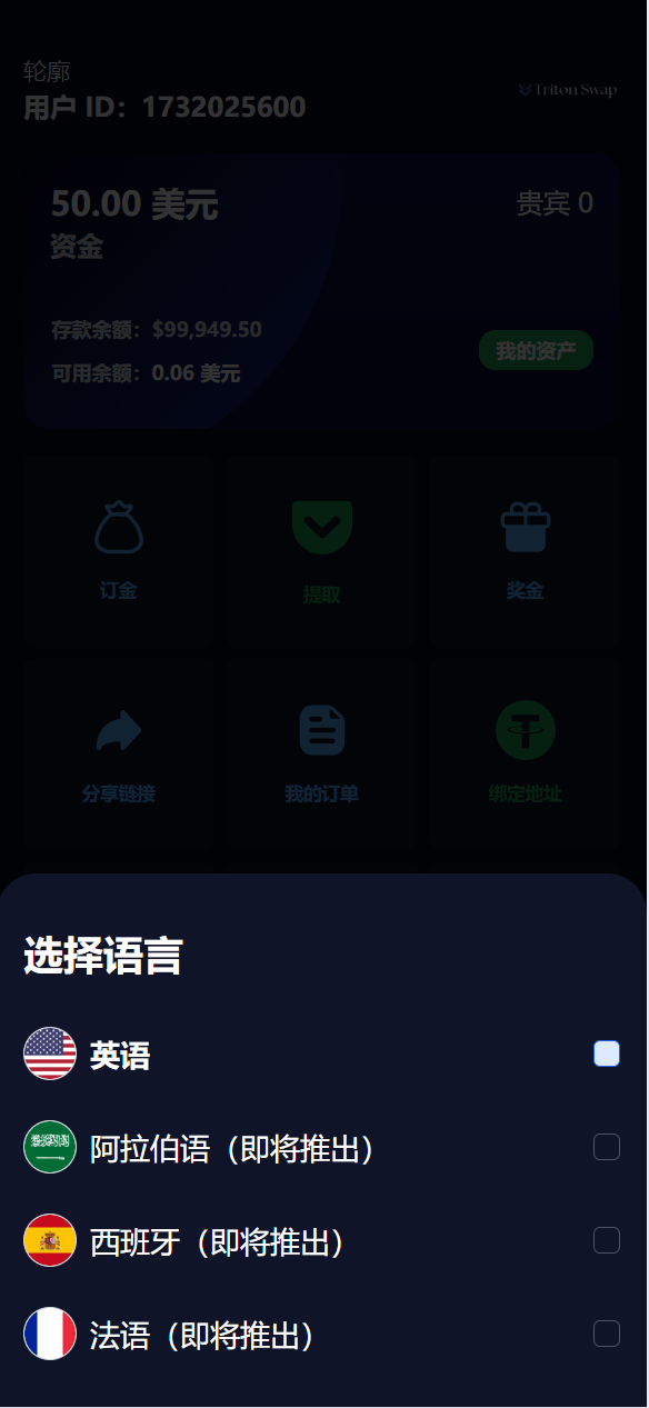 【优选源码】海外人工智能产品理财投资任务系统源码 - 截图11