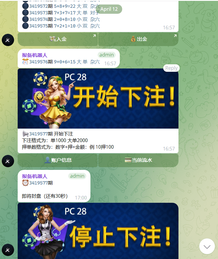 【优选源码】加拿大28机器人源码/带后台/PC28机器人源码/带文本教程 - 截图2
