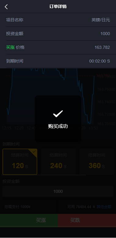 【优选代售】重构版海外微盘系统/外汇微交易系统/伪交易所源码 - 截图4