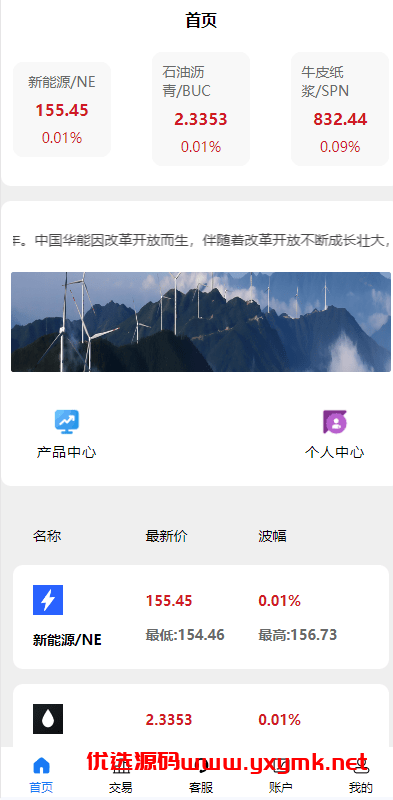 【优选代售】二开版uinapp微盘系统/微交易所系统/微盘源码 - 截图4