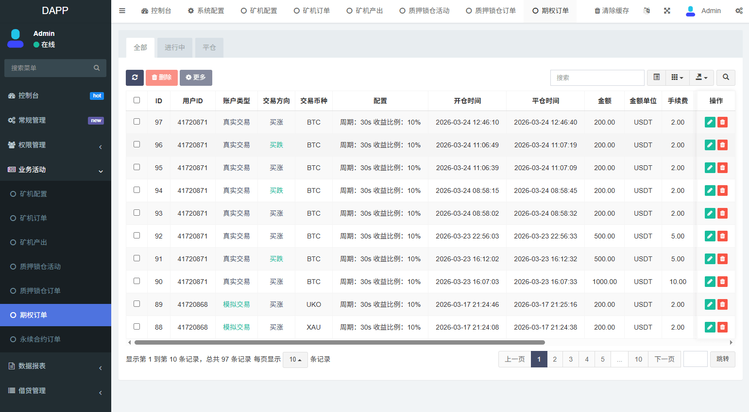 【优选代售】多语言DAPP交易所/虚拟币/股票/外汇/借贷/质押/信用分 - 截图25