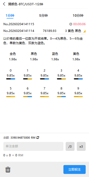 【优选代售】海外微盘秒合约系统/虚拟币投注竞猜/开奖预设 - 截图4