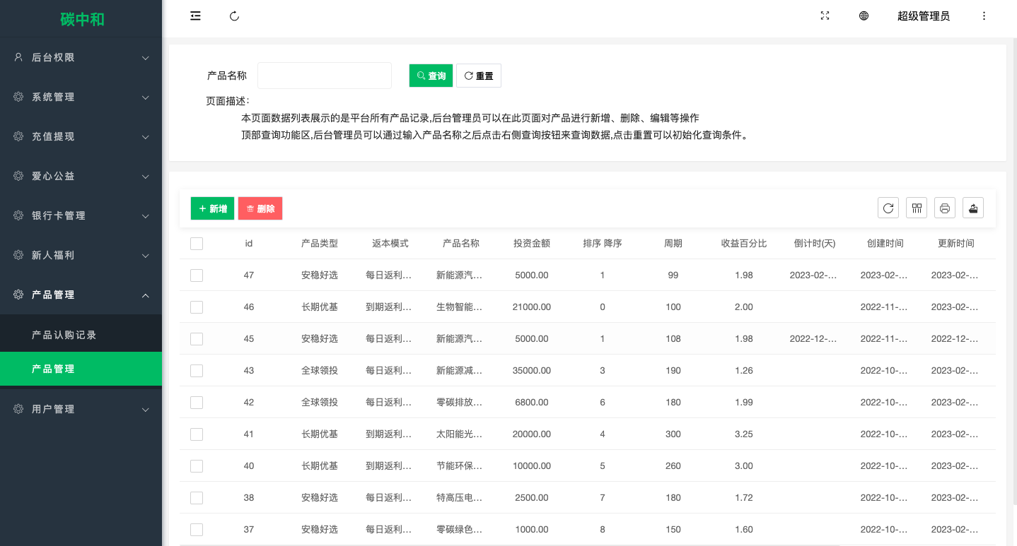 新版产品投资认购系统/理财投资众筹源码/代理后台/前端uniapp 详情图 18