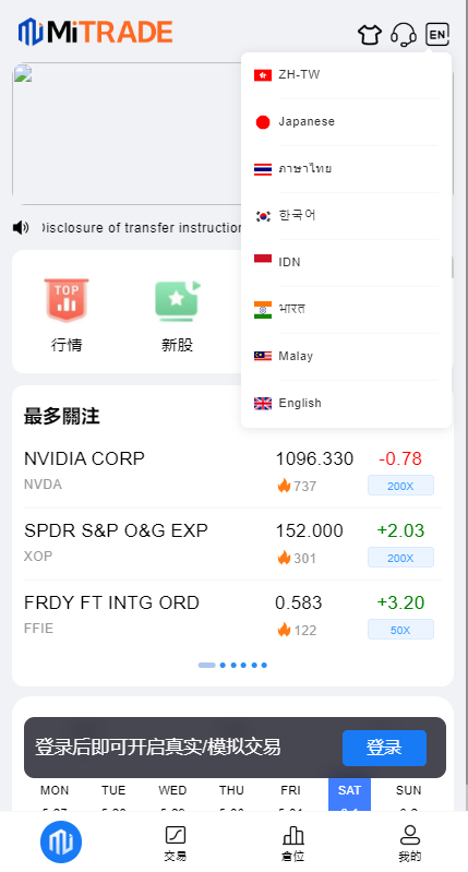 综合盘股票系统/海外多语言股票系统/股票配资交易策略源码 详情图 2