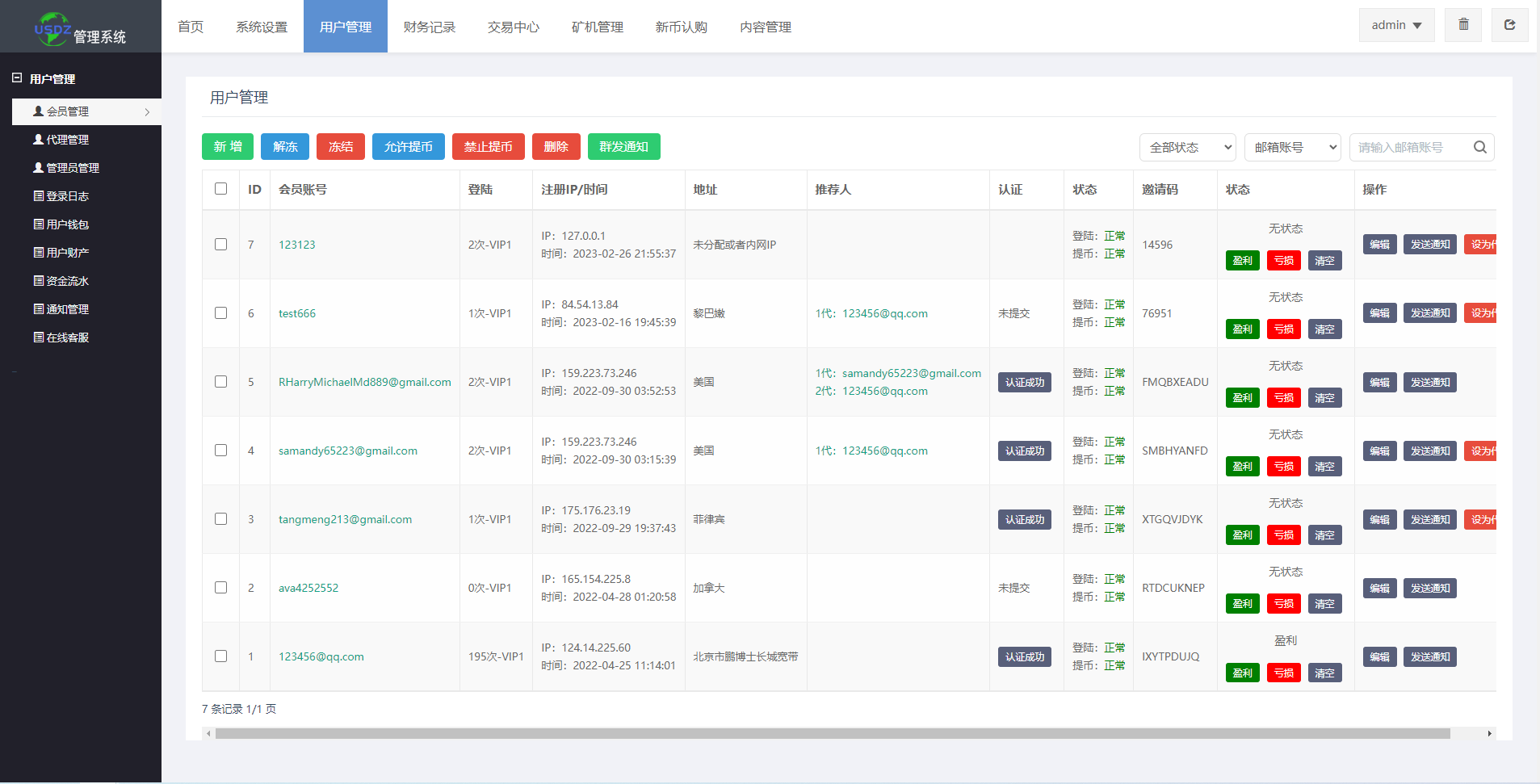 二开版多语言交易所/秒合约交易/质押矿机/新币认购 详情图 17