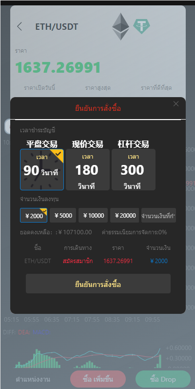 泰语微盘系统/虚拟币微交易系统/伪交易所系统 详情图 4