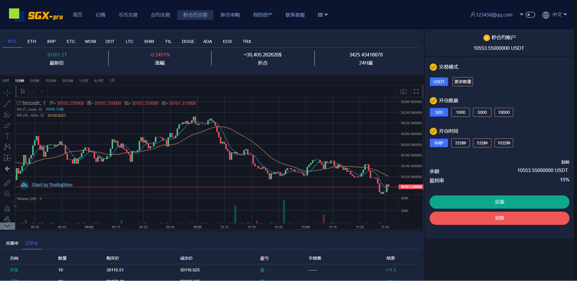 【优选代售】多语言交易所系统/秒合约交易/理财认购矿机闪兑贷款 - 截图28