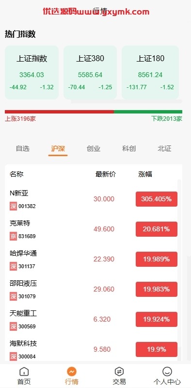 【优选代售】A股股票交易系统/新股申购/证券交易/前端VUE - 截图8