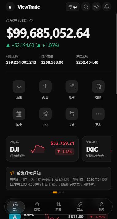 【优选代售】海外股票交易系统/美股交易/大宗/IPO/理财/分销 - 截图1