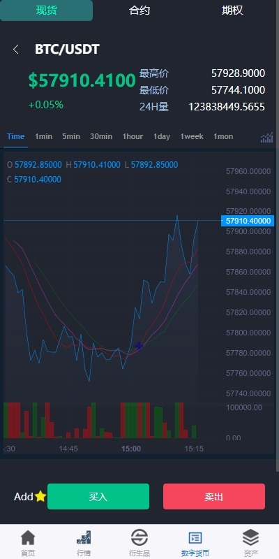 【优选代售】新版多语言交易所系统/虚拟币外汇交易/期权合约交易 - 截图8
