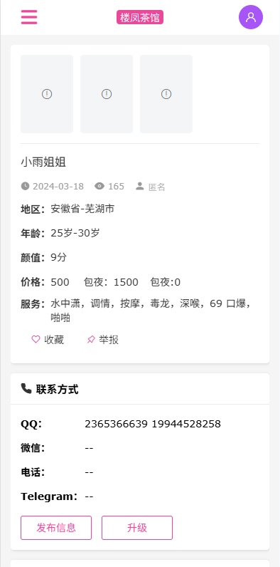 【优选代售】JAVA版同城楼凤系统/楼凤茶馆/信息发布/信息网 - 截图12