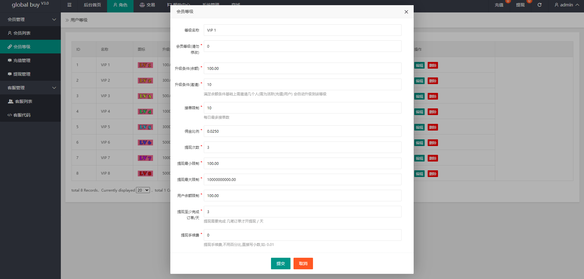 【优选代售】九套UI可切换海外抢单刷单系统/订单自动匹配系统/分组杀/连单控 - 截图21