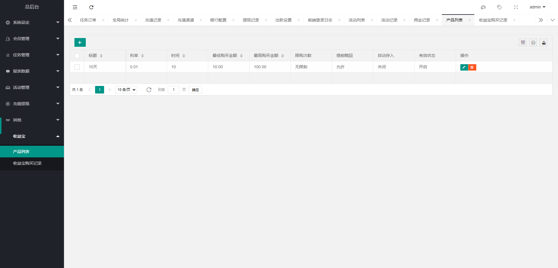 海外多语言电影任务系统/电影投资刷单源码 详情图 24