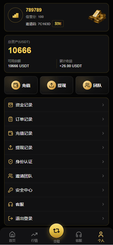 【优选代售】PHP版海外高端黄金交易源码/微盘微交易/黄金投资交易 - 截图12