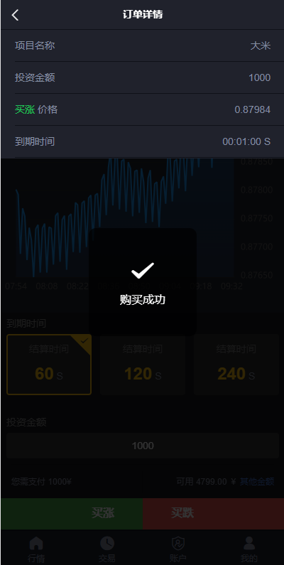 二开版微交易系统/粮食微盘系统/双语言微盘 详情图 4